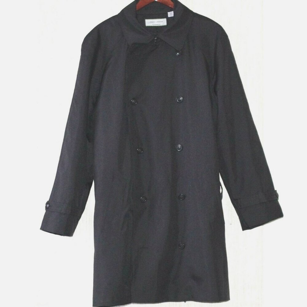 Joseph Abboud Black Polyester Double Breasted Lin… - image 2